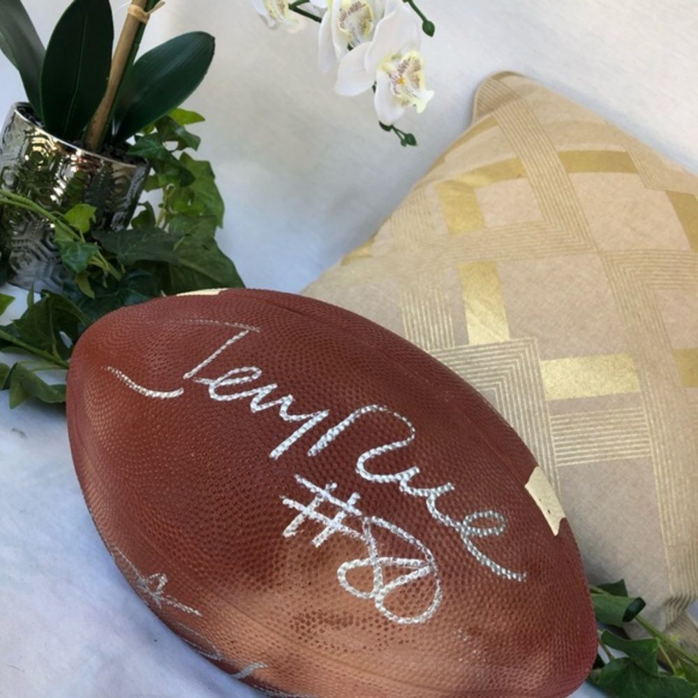 ❤️Ricky Watters + Jerry Rice Autographed Football - Picture 7 of 10